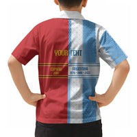 Argentina Spain World Final Football Personalized Hawaiian Shirt Un Idioma Dos Naciones Un Campeon