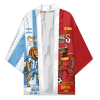 Argentina Spain World Final Football Personalized Kimono Un Idioma Dos Naciones Un Campeon