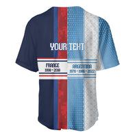 Argentina France World Final Football Personalized Baseball Jersey Two Nations Five Stars One Trophy