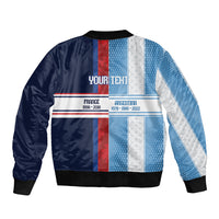Argentina France World Final Football Personalized Bomber Jacket Two Nations Five Stars One Trophy