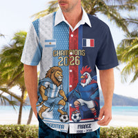 Argentina France World Final Football Personalized Hawaiian Shirt Two Nations Five Stars One Trophy