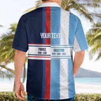 Argentina France World Final Football Personalized Hawaiian Shirt Two Nations Five Stars One Trophy