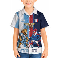 Argentina France World Final Football Personalized Hawaiian Shirt Two Nations Five Stars One Trophy