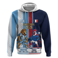 Argentina France World Final Football Personalized Hoodie Two Nations Five Stars One Trophy