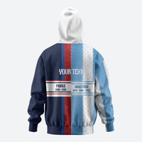 Argentina France World Final Football Personalized Hoodie Two Nations Five Stars One Trophy