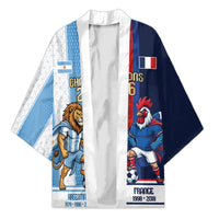 Argentina France World Final Football Personalized Kimono Two Nations Five Stars One Trophy