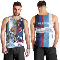 Argentina France World Final Football Personalized Men Tank Top Two Nations Five Stars One Trophy