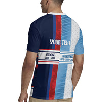 Argentina France World Final Football Personalized Rugby Jersey Two Nations Five Stars One Trophy