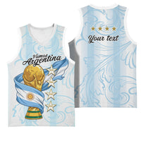 Argentina Campeones del Mundo 2026 Personalized Basketball Jersey Albiceleste Trophy Splash Art Soccer Champion
