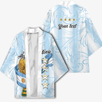 Argentina Campeones del Mundo 2026 Personalized Kimono Albiceleste Trophy Splash Art Soccer Champion
