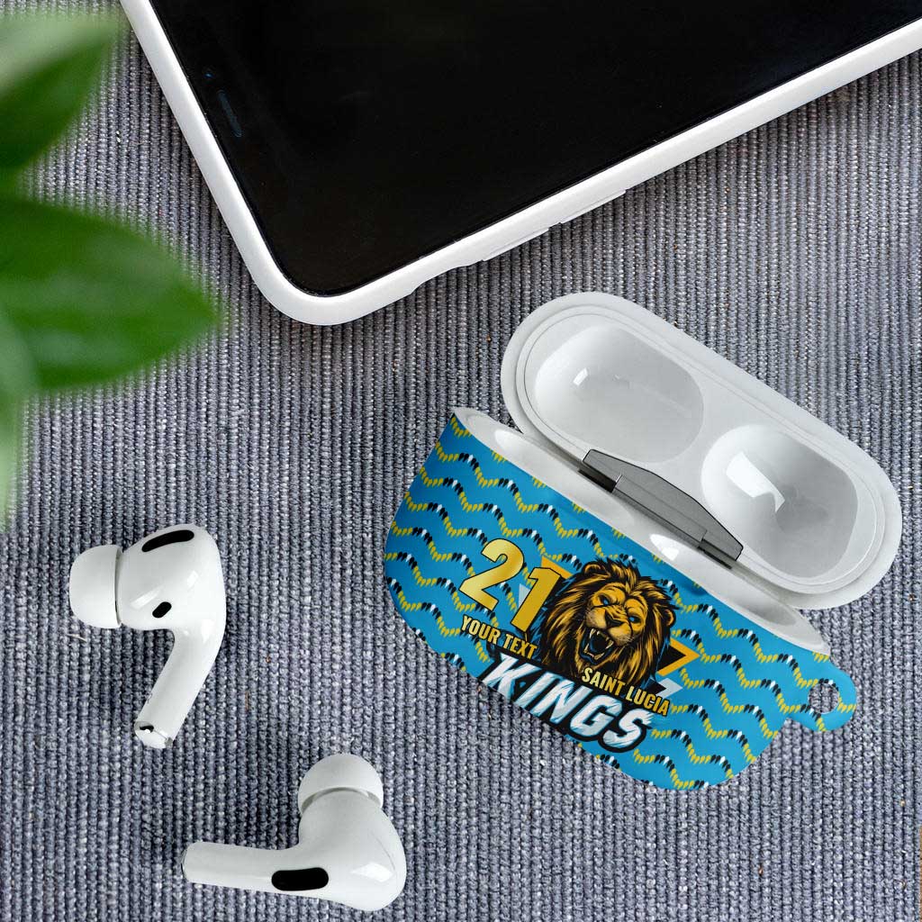 Custom Caribbean Cricket Saint Lucia AirPods Case Glory is Ours Kings Rule 2025 - Wonder Print Shop