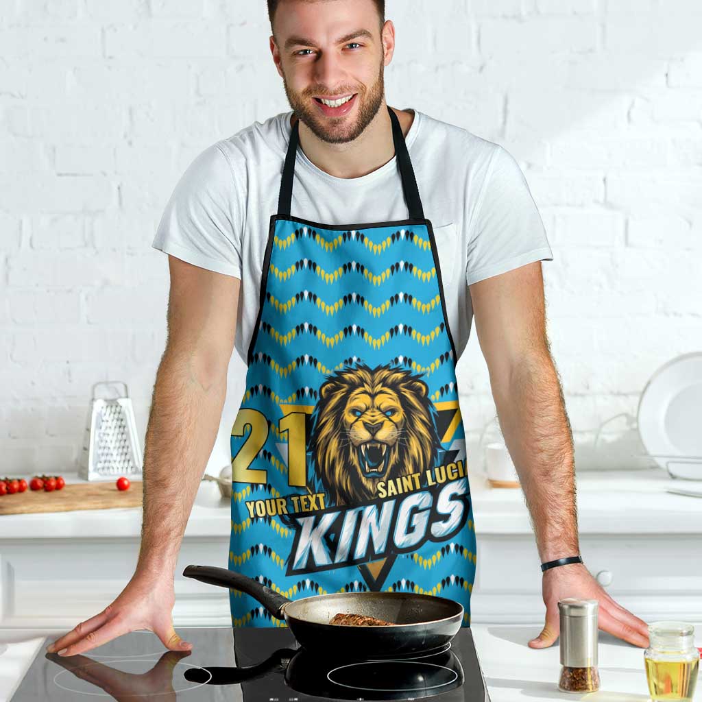 Custom Caribbean Cricket Saint Lucia Apron Glory is Ours Kings Rule 2025 - Wonder Print Shop