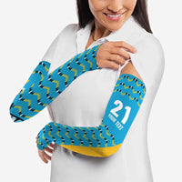 Custom Caribbean Cricket Saint Lucia Arm Sleeves Glory is Ours Kings Rule 2025 - Wonder Print Shop