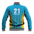 Custom Caribbean Cricket Saint Lucia Baseball Jacket Glory is Ours Kings Rule 2025 - Wonder Print Shop