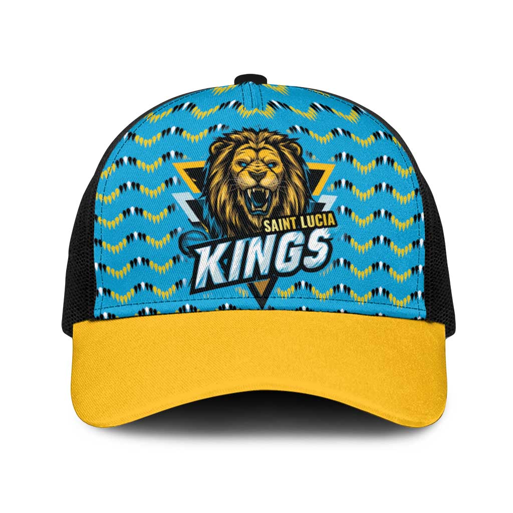 Caribbean Cricket Saint Lucia Baseball Net Cap Glory is Ours Kings Rule 2025 - Wonder Print Shop