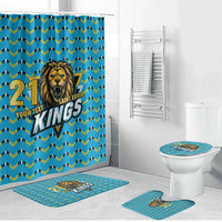 Custom Caribbean Cricket Saint Lucia Bathroom Set Glory is Ours Kings Rule 2025 - Wonder Print Shop
