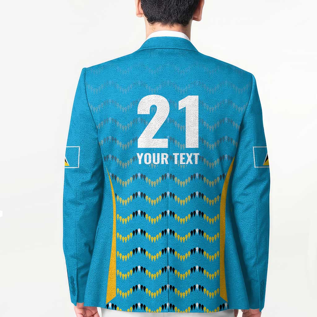 Custom Caribbean Cricket Saint Lucia Blazer Glory is Ours Kings Rule 2025 - Wonder Print Shop