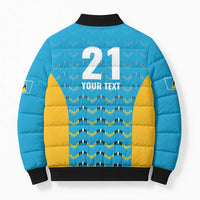 Custom Caribbean Cricket Saint Lucia Bomber Puffer Jacket Glory is Ours Kings Rule 2025 - Wonder Print Shop