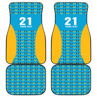 Custom Caribbean Cricket Saint Lucia Car Mats Glory is Ours Kings Rule 2025 - Wonder Print Shop