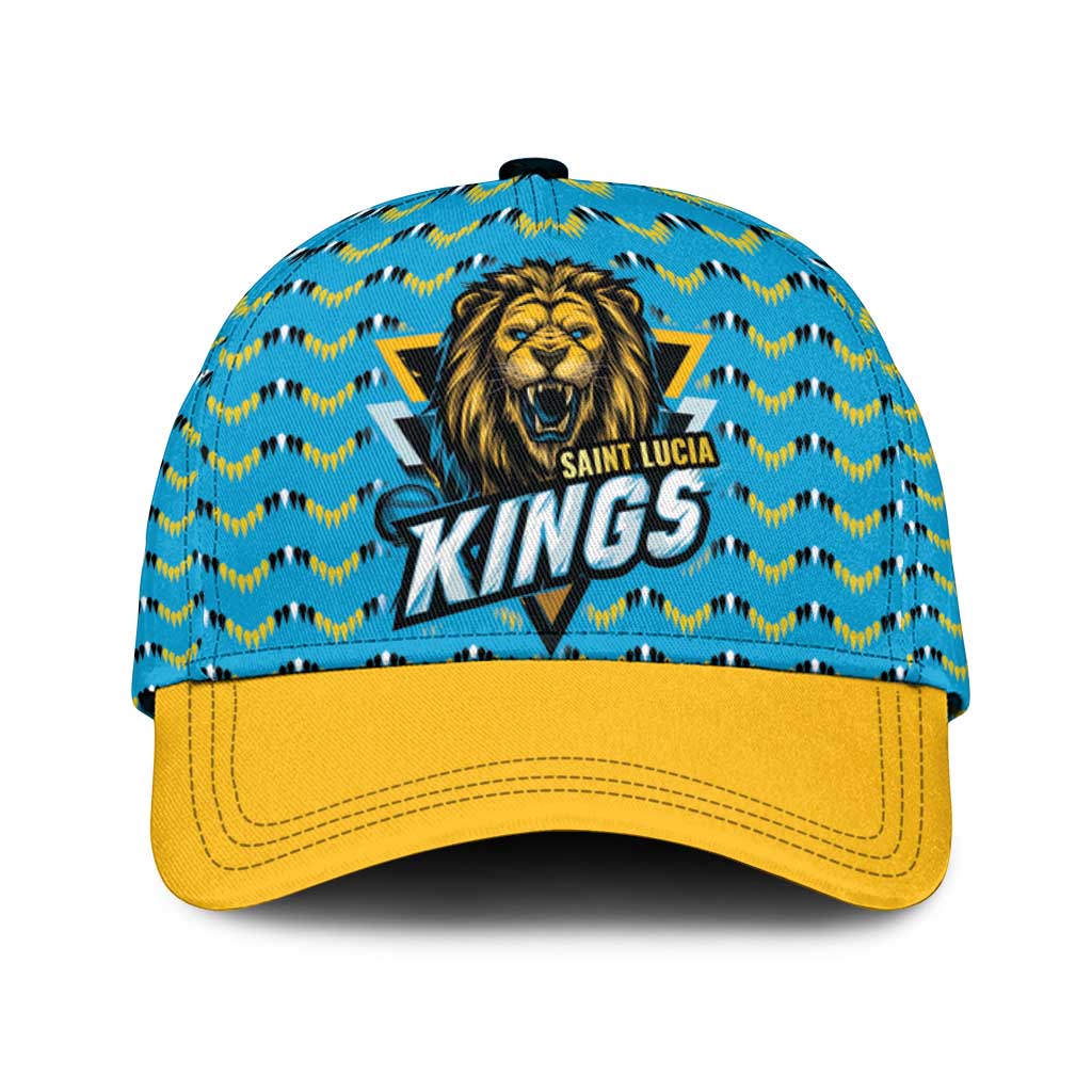 Custom Caribbean Cricket Saint Lucia Classic Cap Glory is Ours Kings Rule 2025 - Wonder Print Shop