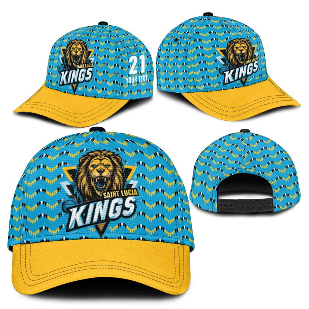 Custom Caribbean Cricket Saint Lucia Classic Cap Glory is Ours Kings Rule 2025 - Wonder Print Shop