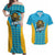 Custom Caribbean Cricket Saint Lucia Couples Matching Off Shoulder Maxi Dress and Hawaiian Shirt Glory is Ours Kings Rule 2025 - Wonder Print Shop