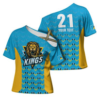 Custom Caribbean Cricket Saint Lucia Cross Shoulder Shirt Glory is Ours Kings Rule 2025 - Wonder Print Shop