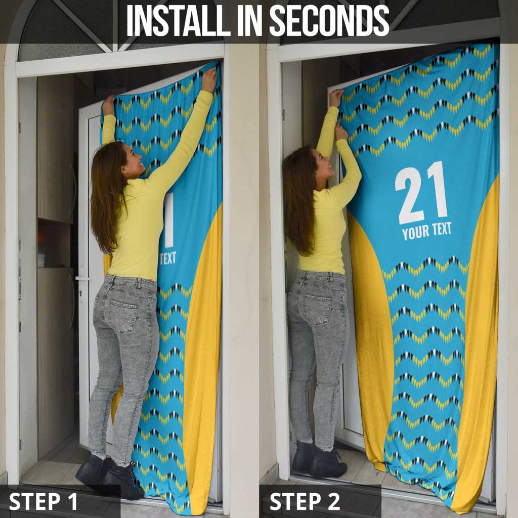 Custom Caribbean Cricket Saint Lucia Door Cover Glory is Ours Kings Rule 2025 - Wonder Print Shop