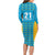 Custom Caribbean Cricket Saint Lucia Family Matching Long Sleeve Bodycon Dress and Hawaiian Shirt Glory is Ours Kings Rule 2025 - Wonder Print Shop