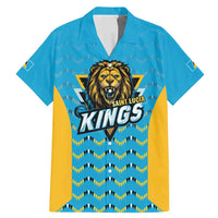 Custom Caribbean Cricket Saint Lucia Family Matching Mermaid Dress and Hawaiian Shirt Glory is Ours Kings Rule 2025 - Wonder Print Shop