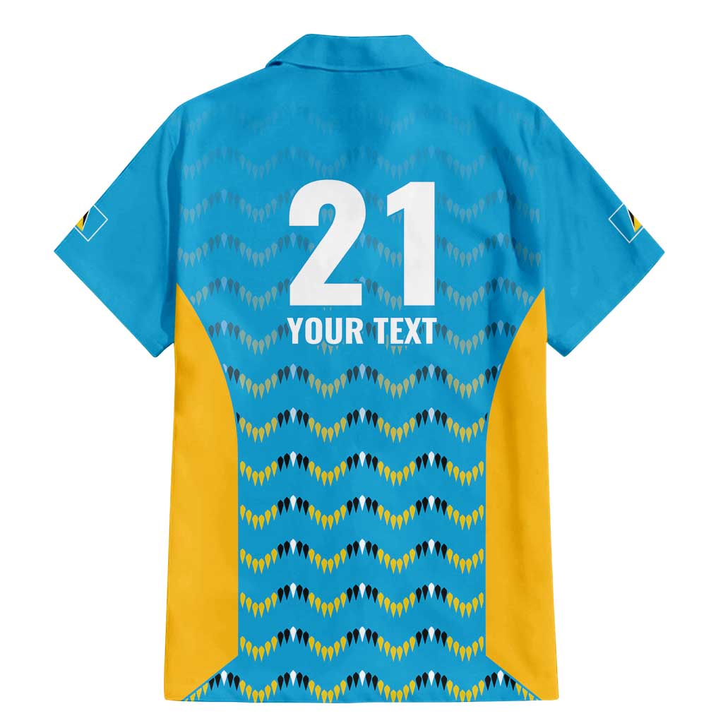 Custom Caribbean Cricket Saint Lucia Family Matching Mermaid Dress and Hawaiian Shirt Glory is Ours Kings Rule 2025 - Wonder Print Shop
