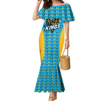 Custom Caribbean Cricket Saint Lucia Family Matching Mermaid Dress and Hawaiian Shirt Glory is Ours Kings Rule 2025 - Wonder Print Shop