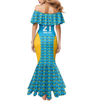 Custom Caribbean Cricket Saint Lucia Family Matching Mermaid Dress and Hawaiian Shirt Glory is Ours Kings Rule 2025 - Wonder Print Shop