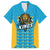 Custom Caribbean Cricket Saint Lucia Family Matching Off The Shoulder Long Sleeve Dress and Hawaiian Shirt Glory is Ours Kings Rule 2025 - Wonder Print Shop