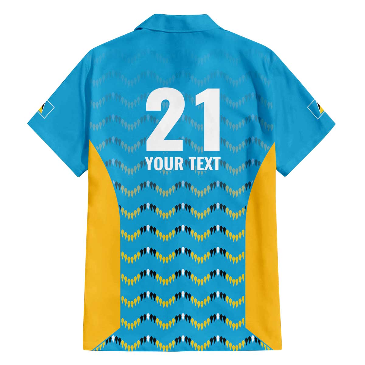 Custom Caribbean Cricket Saint Lucia Family Matching Off The Shoulder Long Sleeve Dress and Hawaiian Shirt Glory is Ours Kings Rule 2025 - Wonder Print Shop