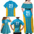 Custom Caribbean Cricket Saint Lucia Family Matching Off Shoulder Maxi Dress and Hawaiian Shirt Glory is Ours Kings Rule 2025 - Wonder Print Shop