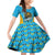 Custom Caribbean Cricket Saint Lucia Family Matching Off Shoulder Short Dress and Hawaiian Shirt Glory is Ours Kings Rule 2025 - Wonder Print Shop