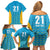 Custom Caribbean Cricket Saint Lucia Family Matching Off Shoulder Short Dress and Hawaiian Shirt Glory is Ours Kings Rule 2025 - Wonder Print Shop