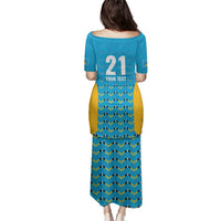 Custom Caribbean Cricket Saint Lucia Family Matching Puletasi and Hawaiian Shirt Glory is Ours Kings Rule 2025 - Wonder Print Shop