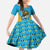 Custom Caribbean Cricket Saint Lucia Family Matching Short Sleeve Bodycon Dress and Hawaiian Shirt Glory is Ours Kings Rule 2025 - Wonder Print Shop