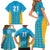 Custom Caribbean Cricket Saint Lucia Family Matching Short Sleeve Bodycon Dress and Hawaiian Shirt Glory is Ours Kings Rule 2025 - Wonder Print Shop