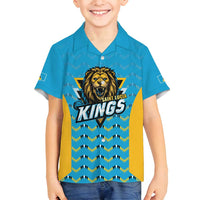 Custom Caribbean Cricket Saint Lucia Family Matching Summer Maxi Dress and Hawaiian Shirt Glory is Ours Kings Rule 2025 - Wonder Print Shop