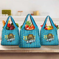 Custom Caribbean Cricket Saint Lucia Grocery Bag Glory is Ours Kings Rule 2025 - Wonder Print Shop