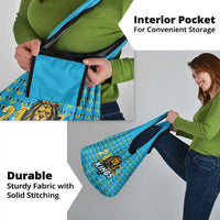 Custom Caribbean Cricket Saint Lucia Grocery Bag Glory is Ours Kings Rule 2025 - Wonder Print Shop