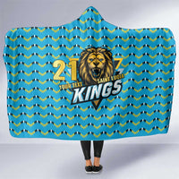 Custom Caribbean Cricket Saint Lucia Hooded Blanket Glory is Ours Kings Rule 2025 - Wonder Print Shop