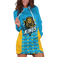 Custom Caribbean Cricket Saint Lucia Hoodie Dress Glory is Ours Kings Rule 2025 - Wonder Print Shop