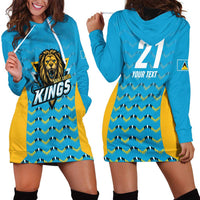 Custom Caribbean Cricket Saint Lucia Hoodie Dress Glory is Ours Kings Rule 2025 - Wonder Print Shop