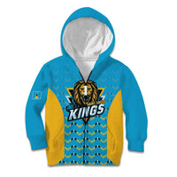Custom Caribbean Cricket Saint Lucia Kid Hoodie Glory is Ours Kings Rule 2025 - Wonder Print Shop