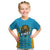 Custom Caribbean Cricket Saint Lucia Kid T Shirt Glory is Ours Kings Rule 2025 - Wonder Print Shop