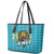 Custom Caribbean Cricket Saint Lucia Leather Tote Bag Glory is Ours Kings Rule 2025 - Wonder Print Shop